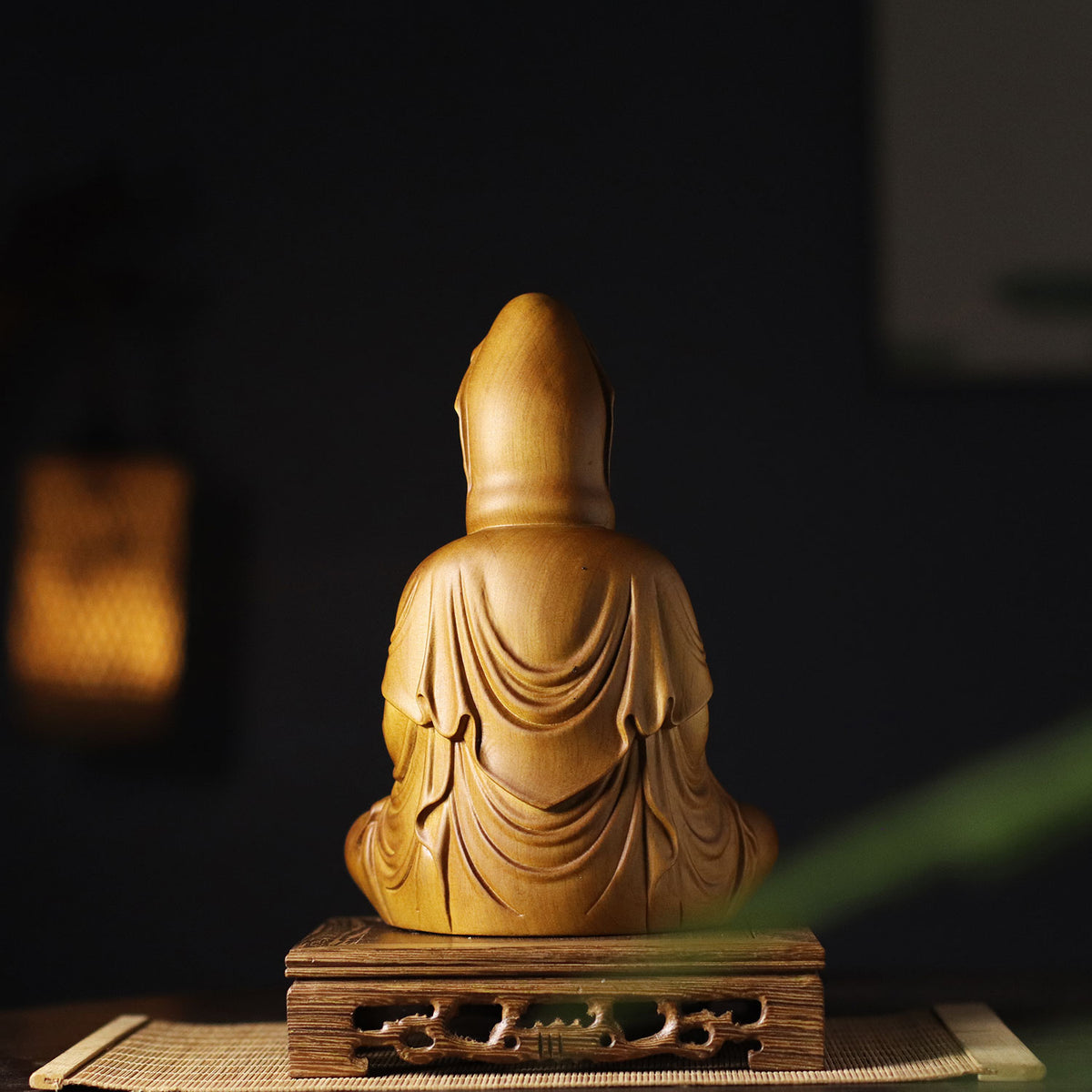 Guan Yin Statue - Scented Cypress, Compassion Goddess – additional view 6