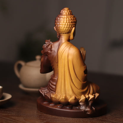 Half Good Half Evil Shakyamuni Buddha Statue – additional view 5