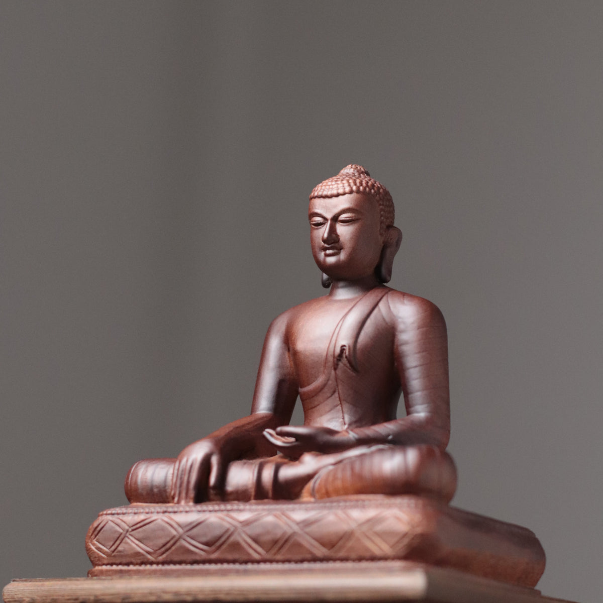 Shakyamuni Buddha Statue - Padauk, Bhutanese Dordenma Style – additional view 6