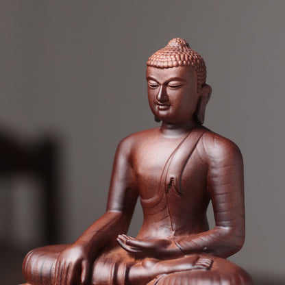 Shakyamuni Buddha Statue - Padauk, Bhutanese Dordenma Style – additional view 7