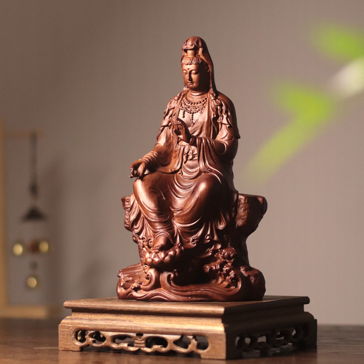 Guan Yin Bodhisattva Statue - Lalitasana Royal Ease Pose