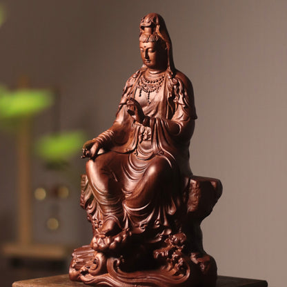 Guan Yin Bodhisattva Statue - Lalitasana Royal Ease Pose