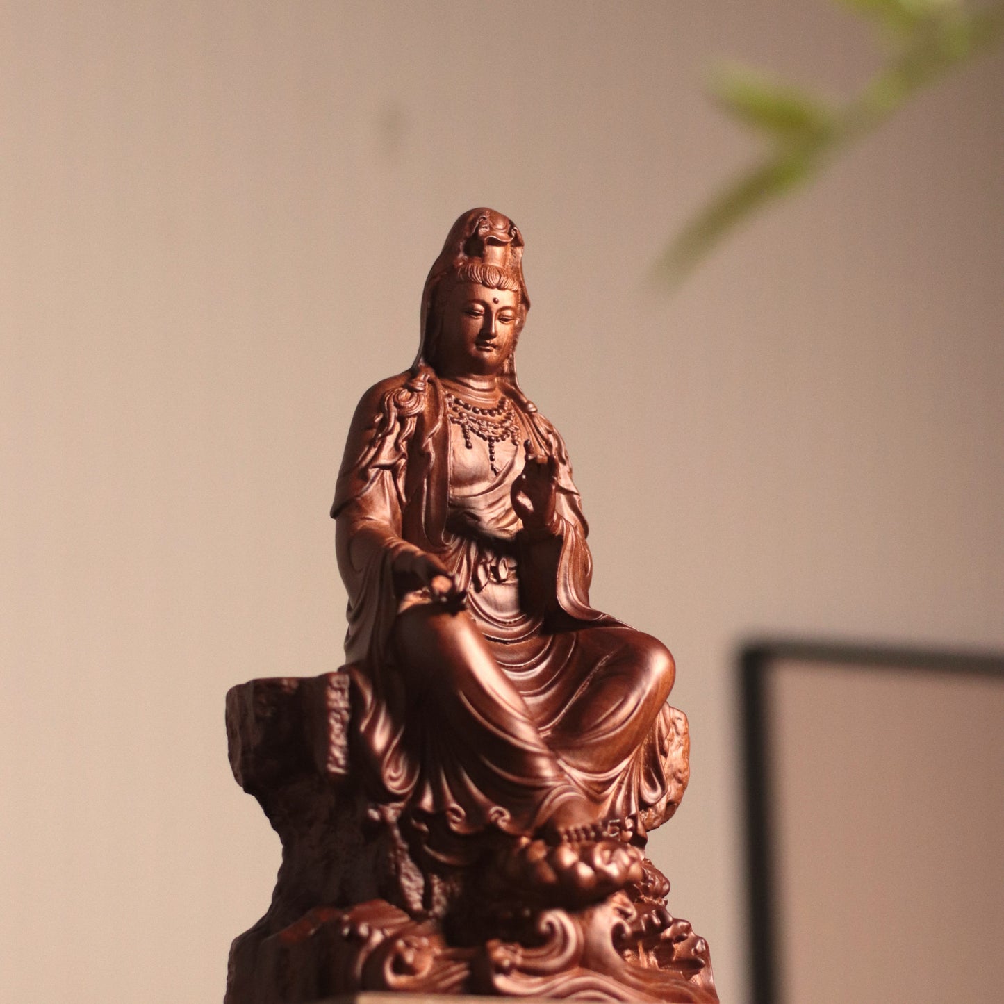Guan Yin Bodhisattva Statue - Lalitasana Royal Ease Pose