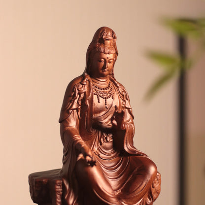 Guan Yin Bodhisattva Statue - Lalitasana Royal Ease Pose