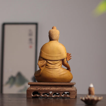 Medicine Buddha Statue - Scented Cypress, Healing – additional view 6